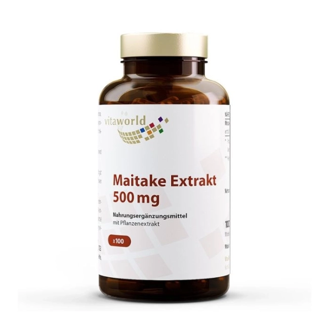 Vita World Енергия и имунитет - Майтаке екстракт, 500 mg х100 капсули