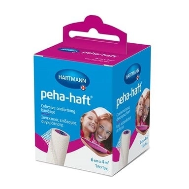 БИНТ Peha-HAFT самозалепващ,фиксиращ 6см/4м.