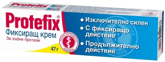 Protefix Фиксиращ крем за всякакъв вид зъбни протези 47 гр Queisser Pharma