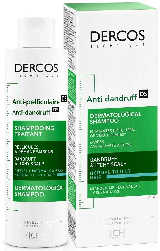 Vichy Dercos Anti-dandruff Шампоан против пърхот за нормален до мазен скалп 200 мл