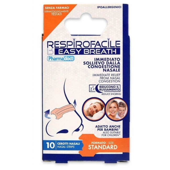 Pharmadoct Easy Breath Пластири за нос "Спокоен сън" 10 бр