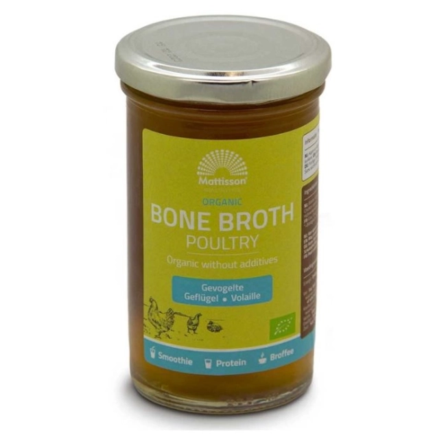Mattisson Healthstyle Костен бульон от домашни птици Био, 240 ml