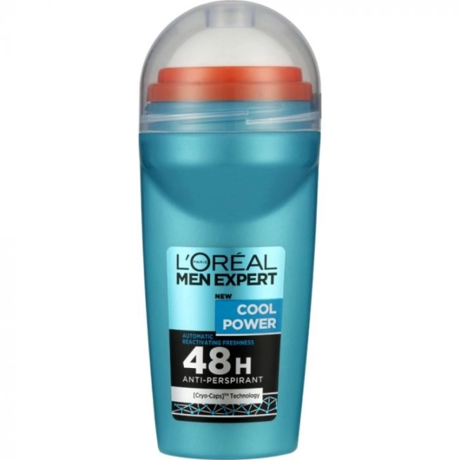 L’Oreal Men Expert Cool Power 48h Део рол-он против изпотяване за мъже 50 мл