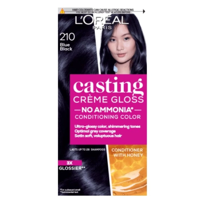 L'OREAL PARIS CASTING CREME GLOSS Боя за коса 210 Blue black