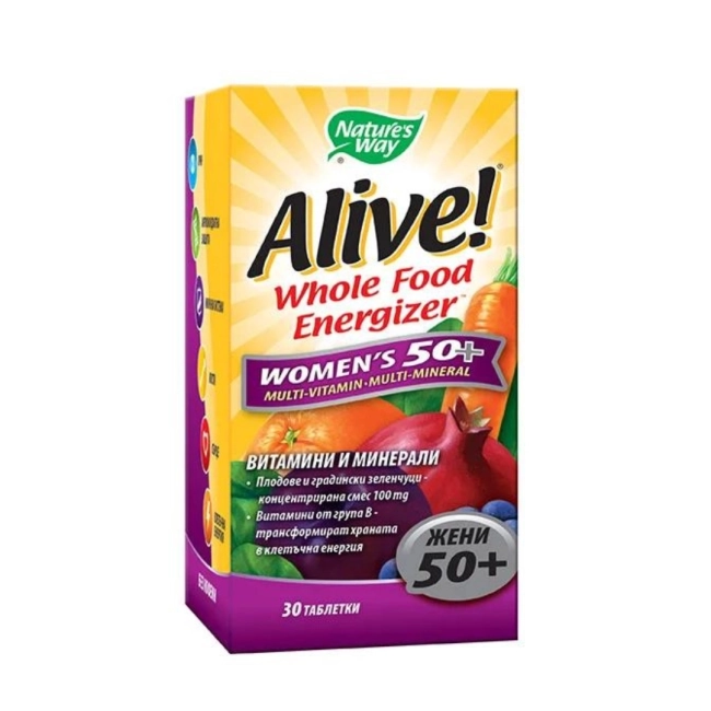 Nature's Way Alive Women's 50+ Алайв мултивитамини за жени 50+ 30 таблетки