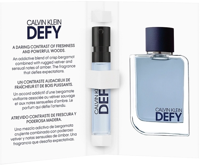 Calvin Klein Defy Тестер за Мъже EdT 1.2 ml /2021