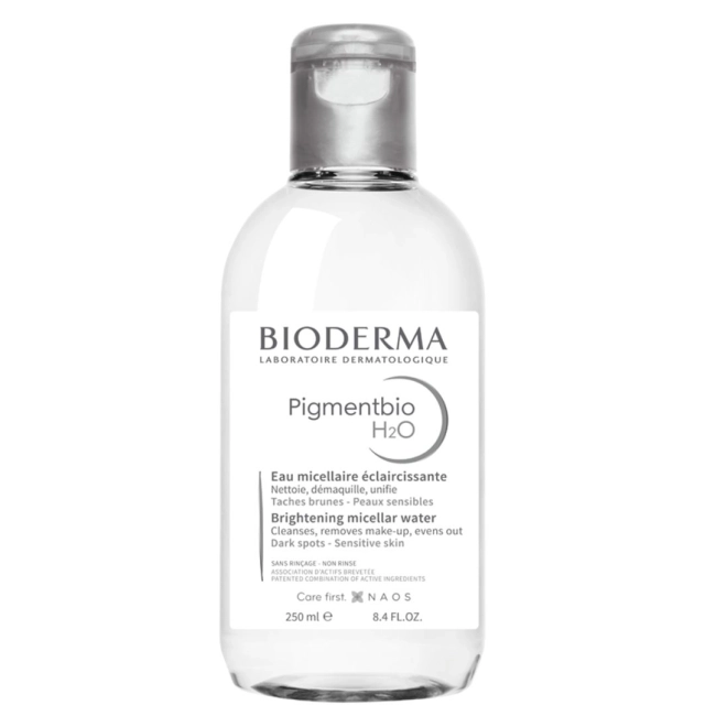 Bioderma Pigmentbio Почистваща и изсветляваща мицеларна вода 250 мл