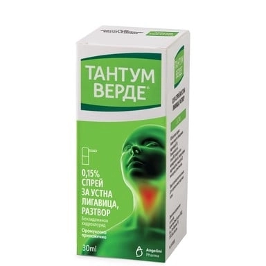 Angelini Pharma Тантум Верде Спрей за устна лигавица х30 мл 