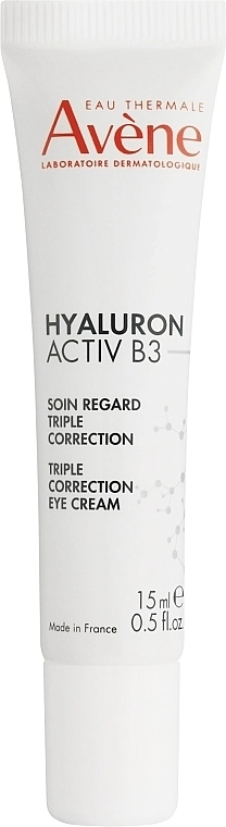 Avene Hyaluron Activ B3 Грижа за околоочен контур с тройно действие 15 мл