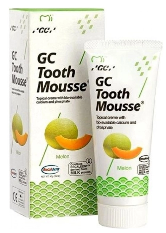 GC Tooth Mousse Реминерализиращ Дентален Крем с Вкус на Пъпеш 35 мл
