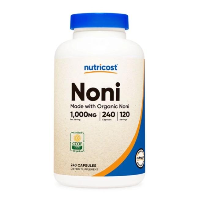 Nutricost Имунитет - Нoни плод, 500 mg x 240 капсули