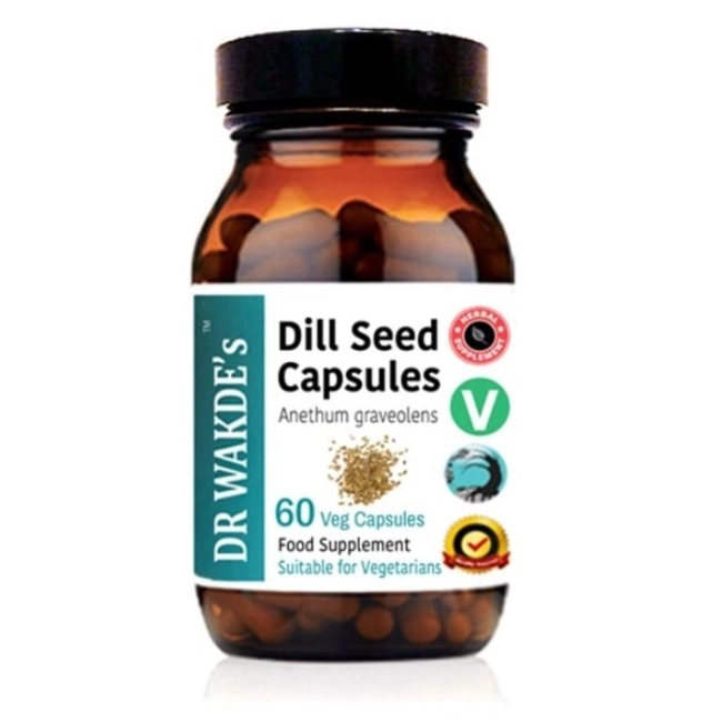 DR WAKDE’s Dill Seed / Копър (семена) Аюрведа, 60 капсули