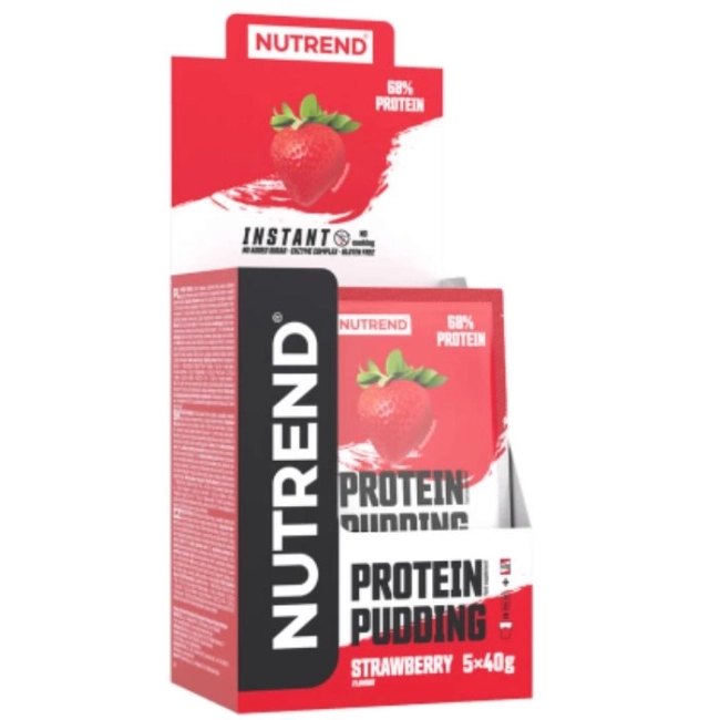 Nutrend Protein Pudding 5 x 40 г. вкус на Ягода