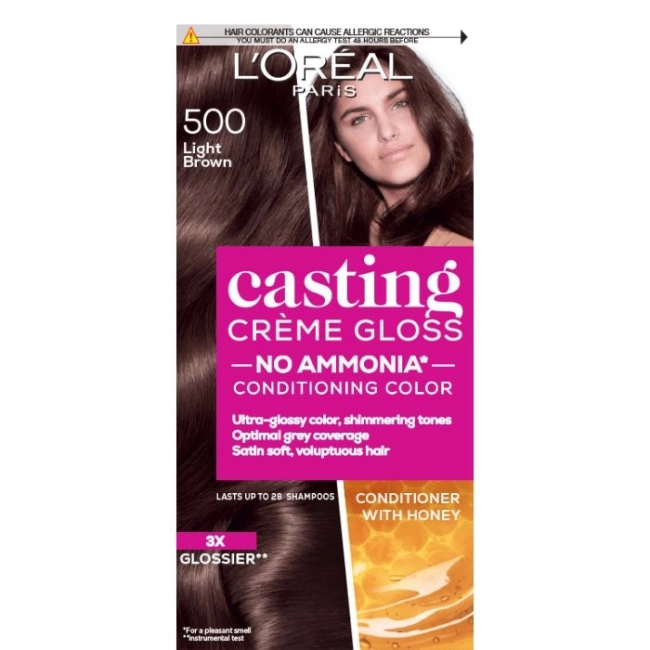 L'OREAL PARIS CASTING CREME GLOSS Боя за коса 500 Light brown
