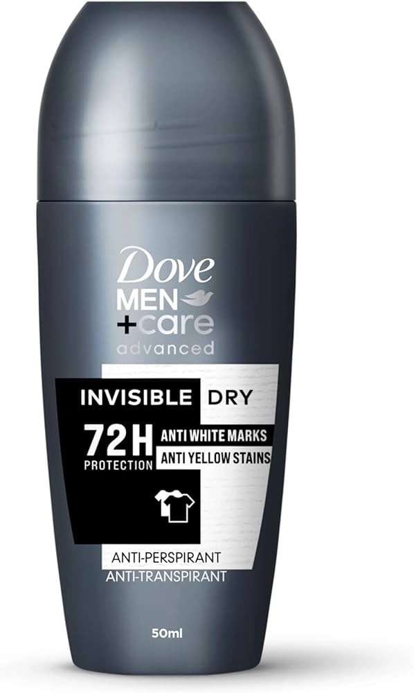 Dove MEN + CARE Invisible Dry Рол-он дезодорант против изпотяване за мъже 50 мл