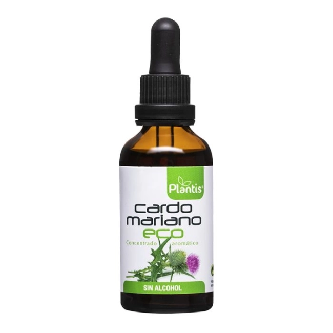 Artesania Agricola Бял трън (тинктура без алкохол) – за здрав черен дроб - Cardo Mariano Eco Plantis®, 50 ml