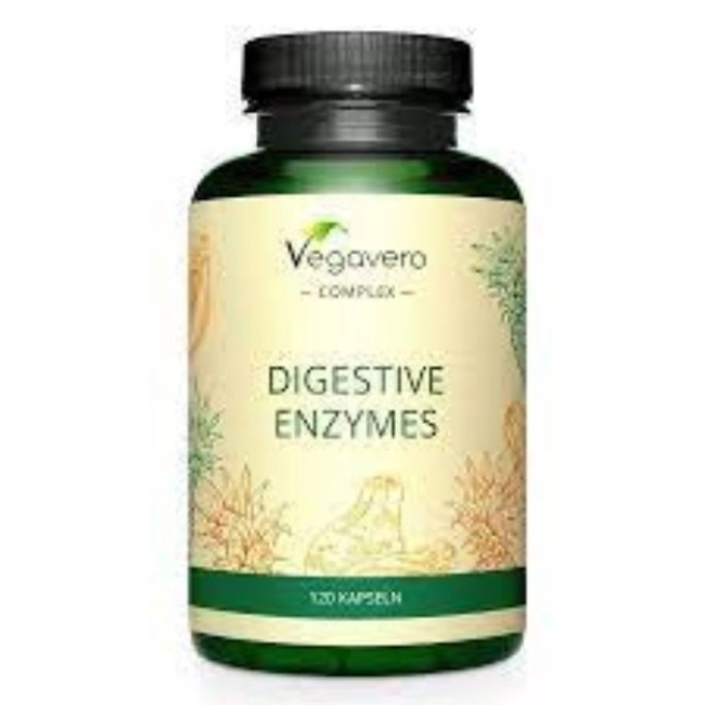 Vegavero Храносмилателни ензими комплекс, 120 капсули