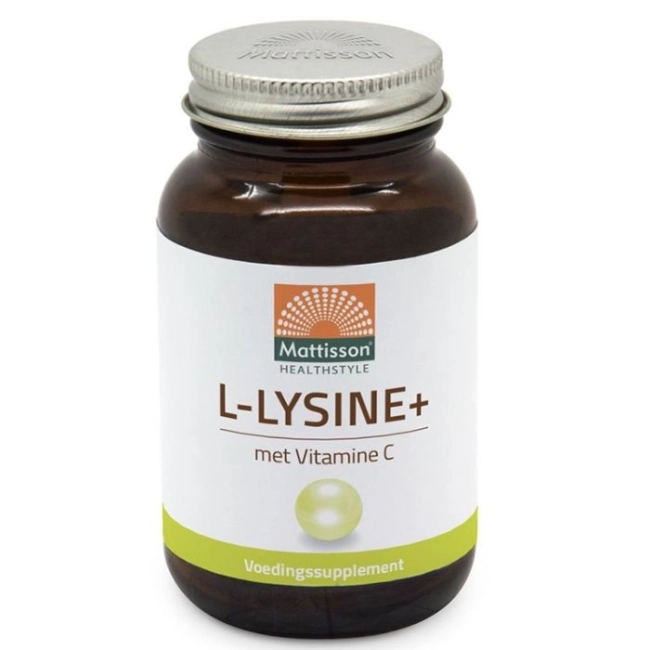 Mattisson Healthstyle Херпес симплекс, кости и стави - Л-Лизин + Витамин С, 90 капсули