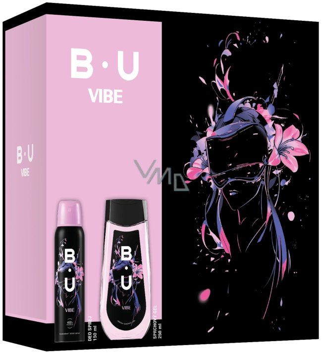 B.U. Vibe Део-спрей за жени 75 мл + B.U. Vibe Душ гел за тяло 250 мл Комплект