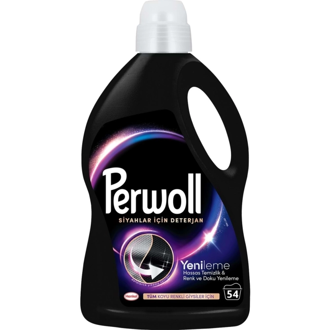 PERWOLL RENEW Black Течен перилен препарат 2,97л. 54 пранета