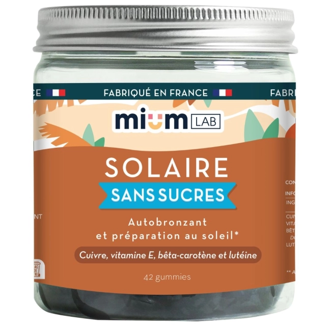 Миум Лаб СЛЪНЦЕ Желирани дражета х 42 броя/Mium Lab SOLAIRE Gummies