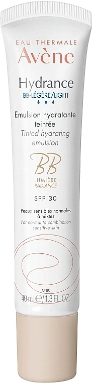 Avene Hydrance BB Лека тонирана емулсия за лице SPF30 40 мл