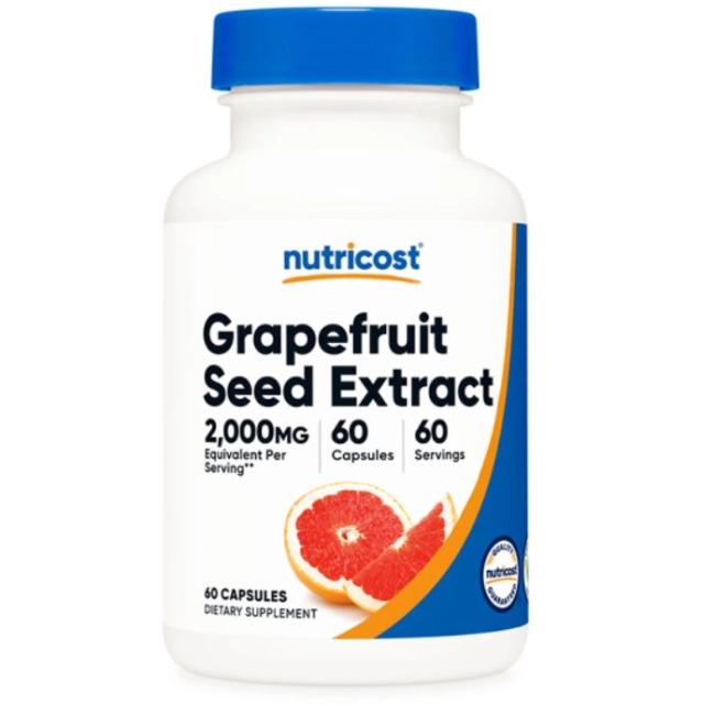 Nutricost Имунитет - Екстракт от семена на грейпфрут, 2000 mg/ 60 капсули