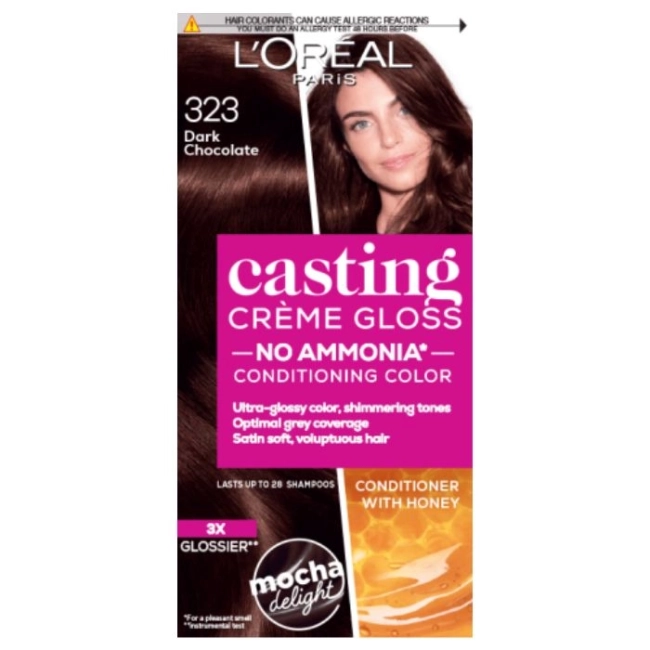 L'OREAL PARIS CASTING CREME GLOSS Боя за коса 323 Dark chocolate