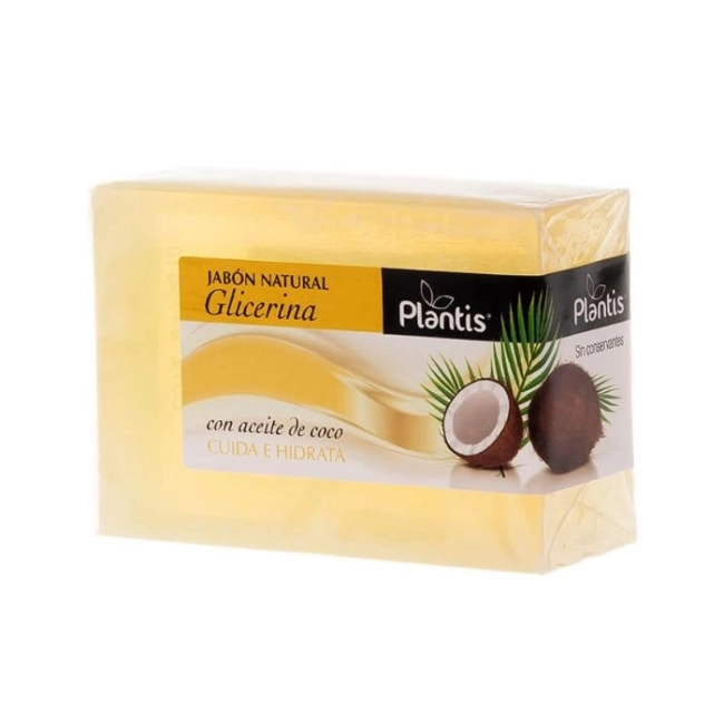 Artesania Agricola Глицеринов натуралeн сапун с кокосово масло - Jabon Natural Glicerina Plantis®, 100 g