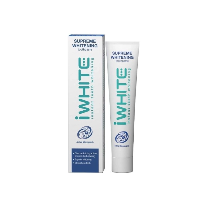 iWHITE Supreme Whitening Избелваща паста за зъби 75 мл