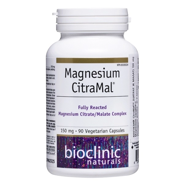 Natural Factors Magnesium CitraMal™/ Магнезий (цитрат и малат) 150 mg x 90 капсули