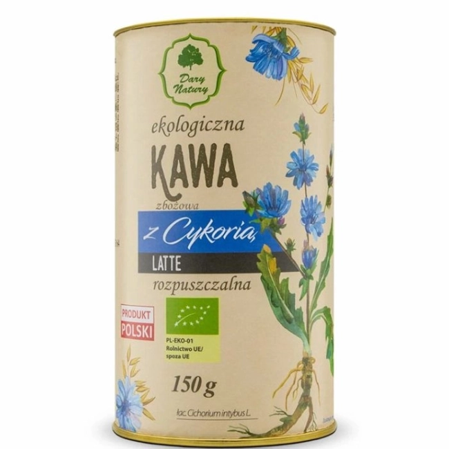 Dary Natury Инстантно лате с Цикория, билки и подправки Био, 150 g