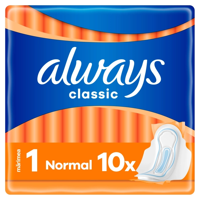 Always CLASSIC NORMAL 1 Дамски превръзки, 10 бр.