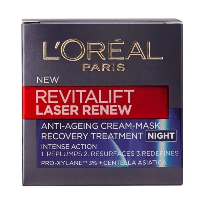 L’Oreal Revitalift Laser x3 Нощен крем за лице против бръчки 50 мл