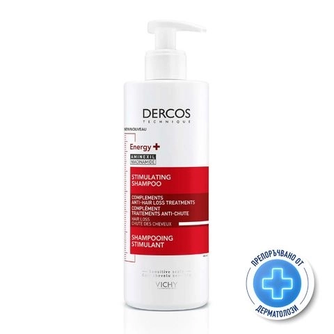 Vichy Dercos Енергизиращ шампоан против косопад х400 мл
