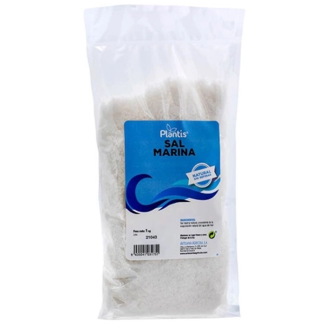 Натурална морска сол - Sal Marina Plantis®, 1 kg
