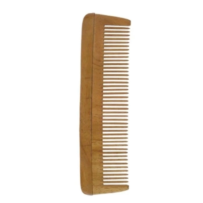 amla natur / Maharishi Ayurveda  Антистатичен дървен гребен за коса от Нийм - фин, 1 бр
