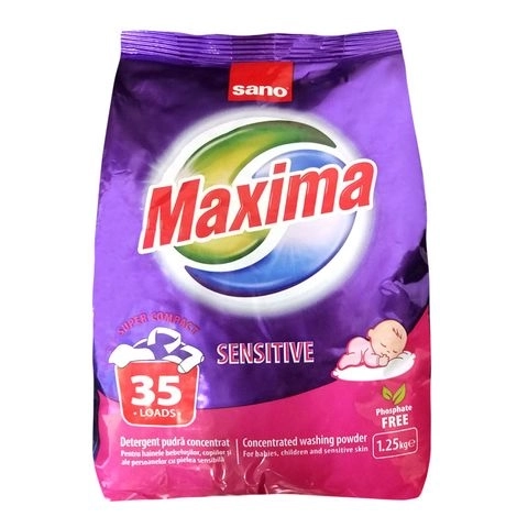 Sano Maxima Sensitive Прах за пране 1.25 кг 35 пранета