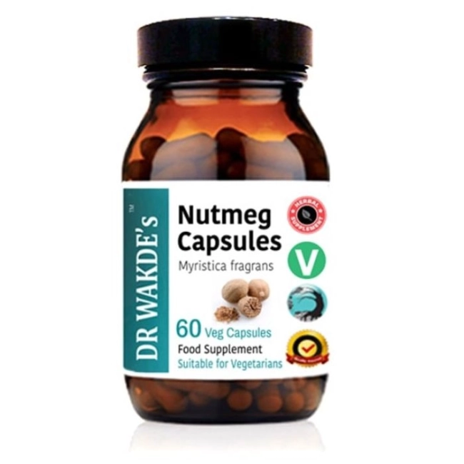 DR WAKDE’s Nutmeg Seed / Индийско орехче Аюрведа, 60 капсули