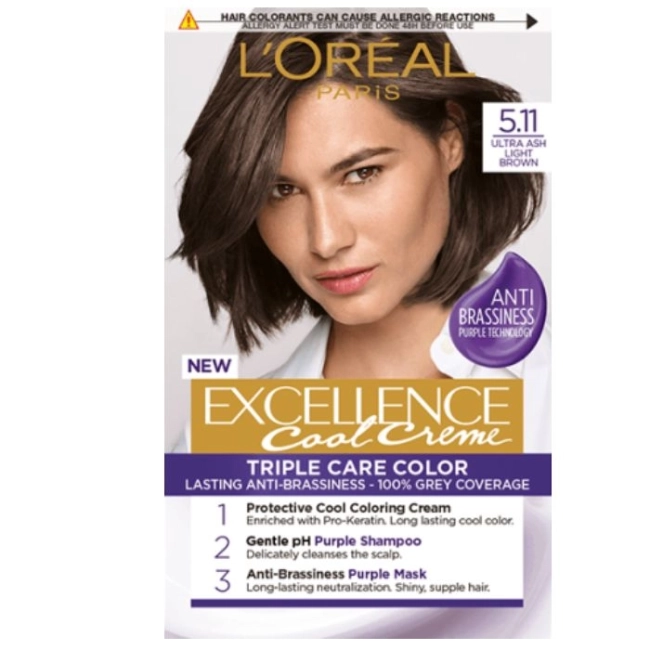 L’Oreal Excellence Cool Creme Боя за коса 5.11 Ultra Ash Light Brown