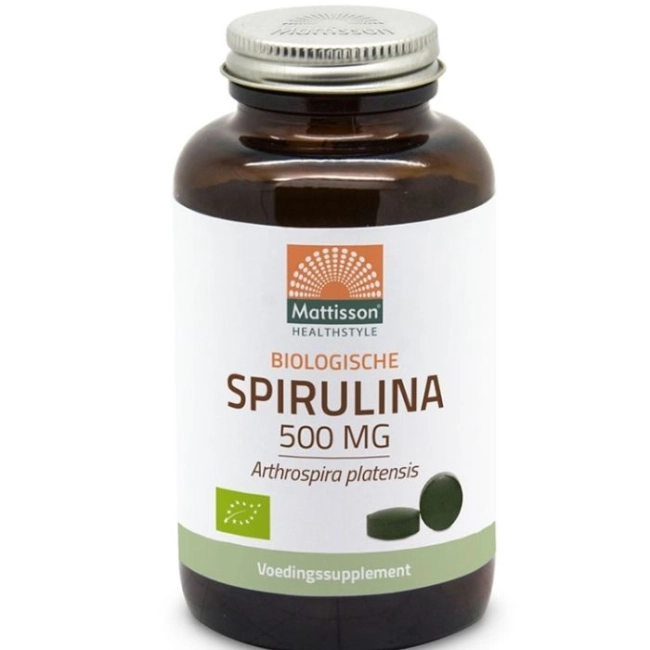 Mattisson Healthstyle Клетъчна и имунна функция - Спирулина Organic, 500 mg х 240 таблетки