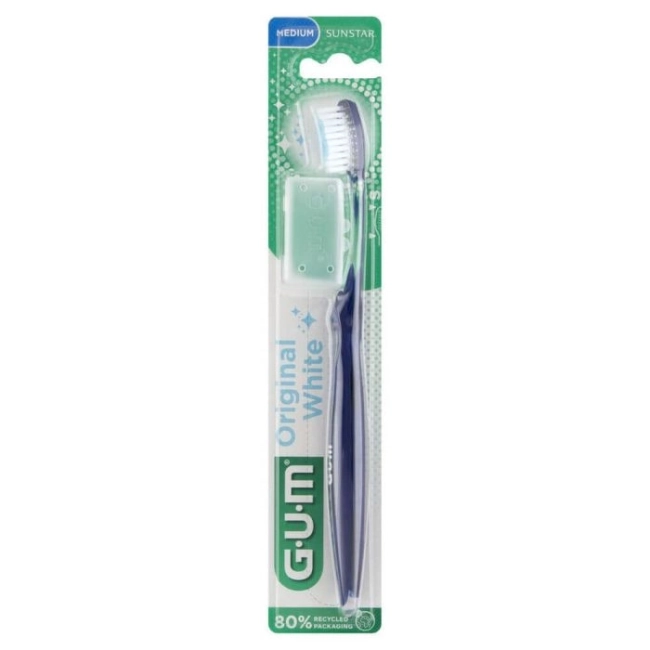 GUM Original White Medium Избелваща четка за зъби