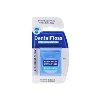 Елгидиум Clinic Dental Floss Конец за зъби син с хлорхексидин 50м.