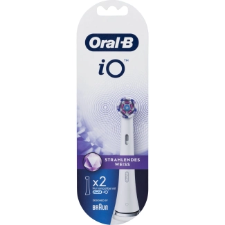 Oral-B iO Radiant White Накрайник за електрическа четка за зъби 2 броя