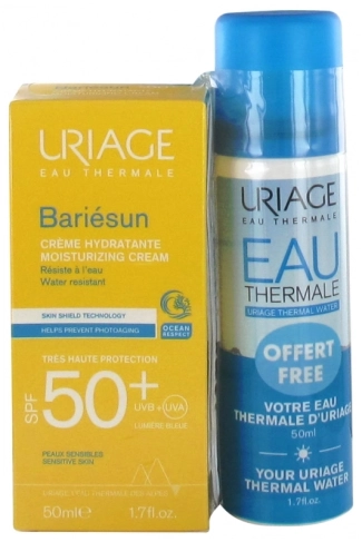 URIAGE Bariesun KIT Слънцезатищен крем SPF50 50 мл + Термална вода 50 мл