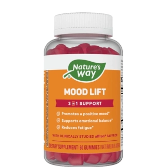 Nature’s Way Емоционален баланс и добро настроение - Формула с екстракт от шафран Mood Lift, 60 желирани таблетки