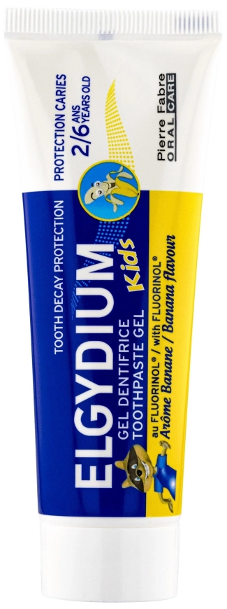 Elgydium Kids Гелообразна детска паста за зъби 2-6 г 50 мл