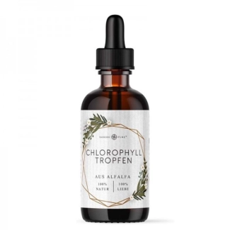 Nordic Pure Хлорофил от люцерна - За детоксикация, Капки, 100 ml