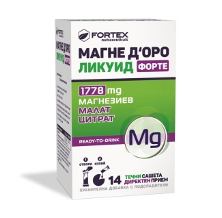 Fortex Магне Д&#039;оро ликуид ФОРТЕ 14 сашета