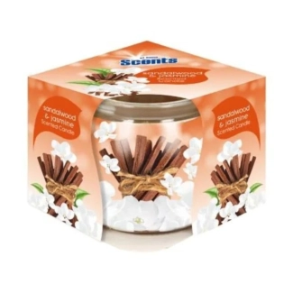 At Home Ароматна свещ Сандалово дърво и Жасмин 70 гр.